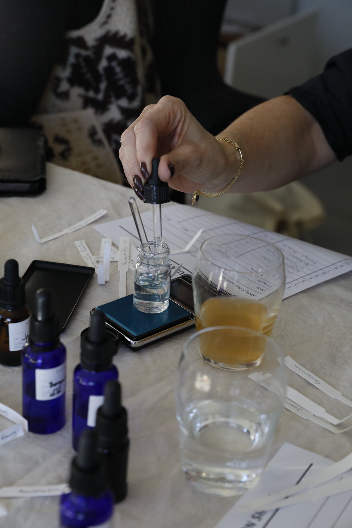 Perfume creation workshop