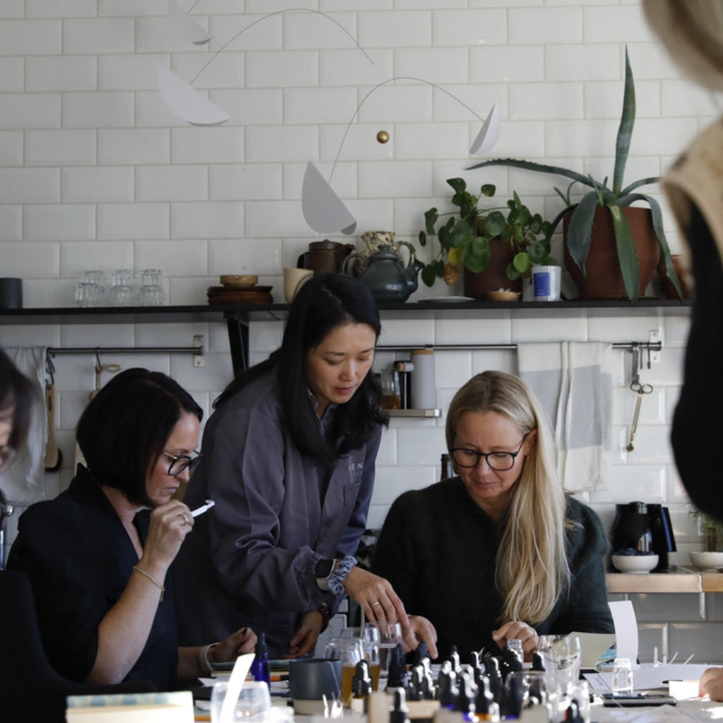 fragrance creation workshop with girls
